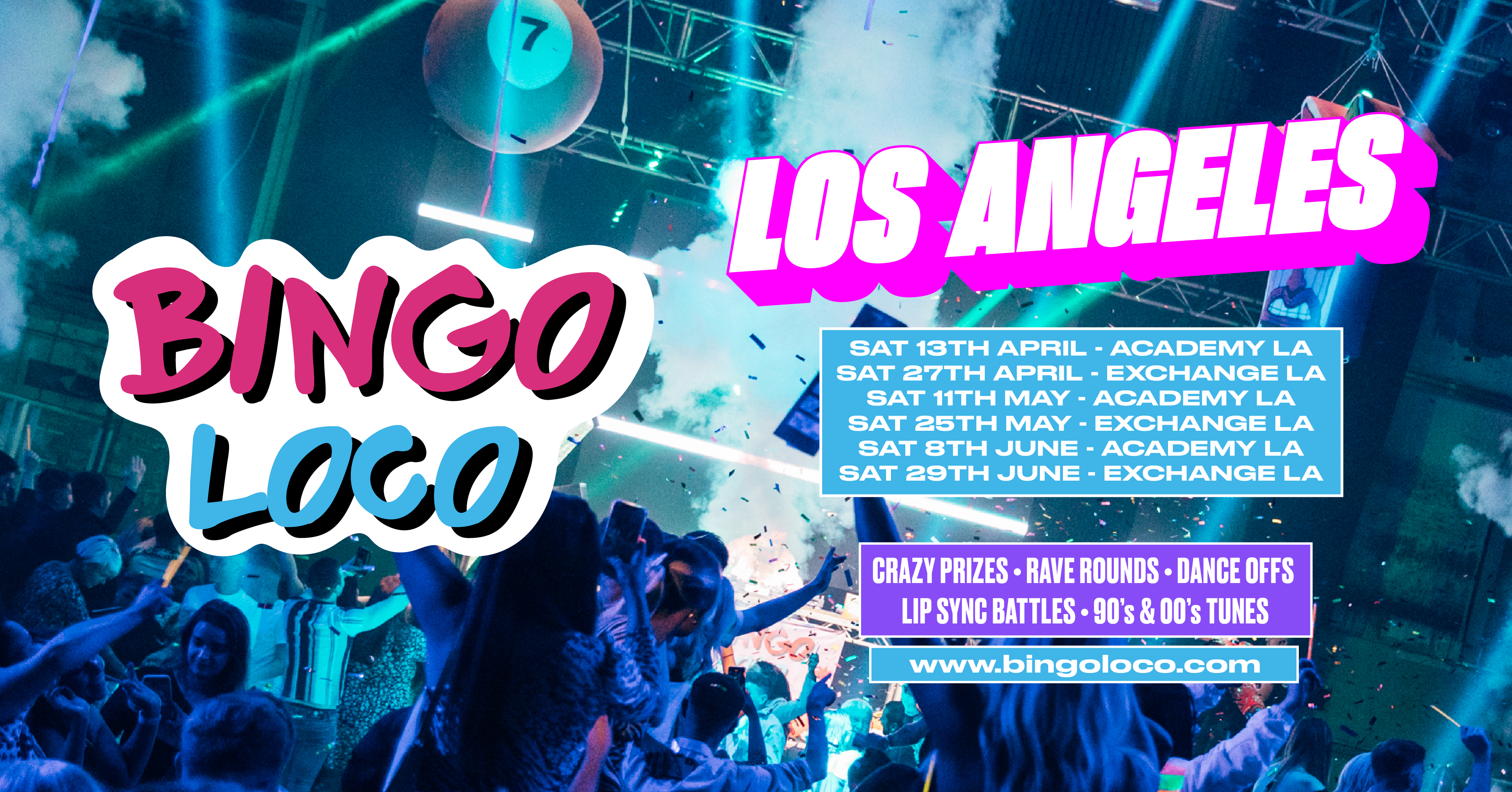 Bingo Loco | EDM DJ Music Concert Show 2023 April 27 | Exchange LA