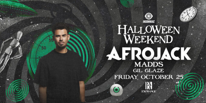 Afrojack at Exchange LA in DTLA Nightclub Event Flyer Oct 25