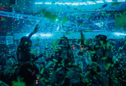 Attendees at Exchange LA in Downtown Los Angeles Nightclub