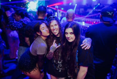 Attendees at Exchange LA in Downtown Los Angeles Nightclub