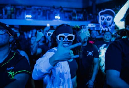 Attendees at Exchange LA in Downtown Los Angeles Nightclub