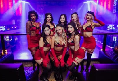 Bottle Service Halloween Photo at Exchange LA for Afrojack