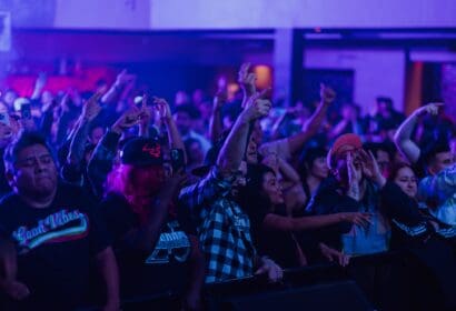 Fans Dancing Photo for the Apocalypse Pre party with Serum