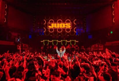 Juos Support Photo for Vibraza Records at Exchange LA Nightclub in DTLA