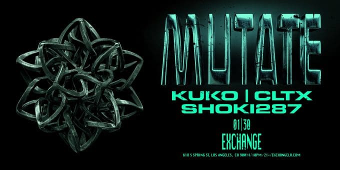 Kuko at Exchange LA in Los Angeles Event Flyer Jan 30
