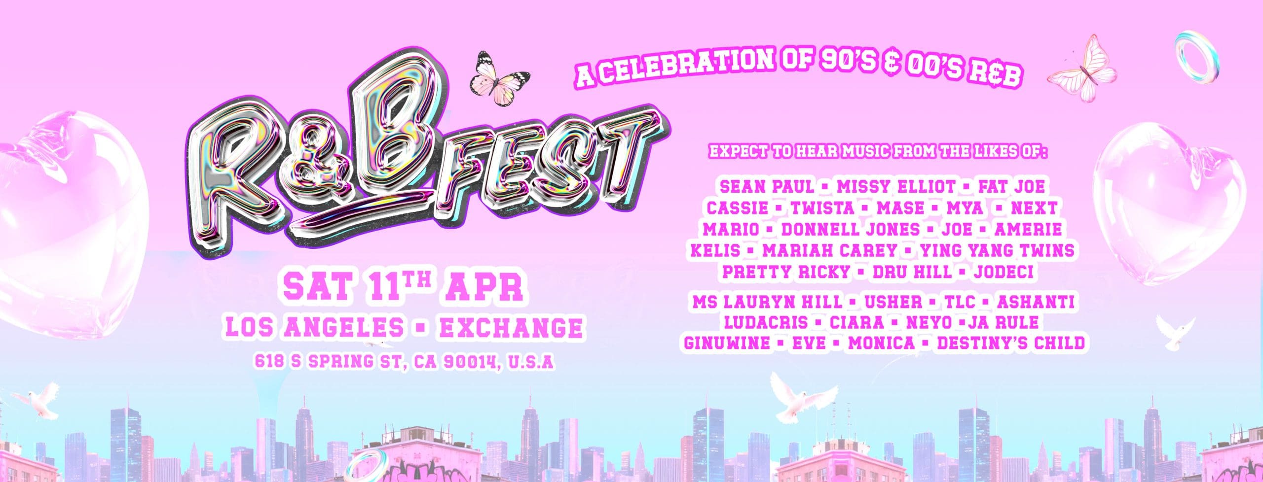 Vip Table In Rave R&B Fest - Exchange LA | Downtown Los Angeles