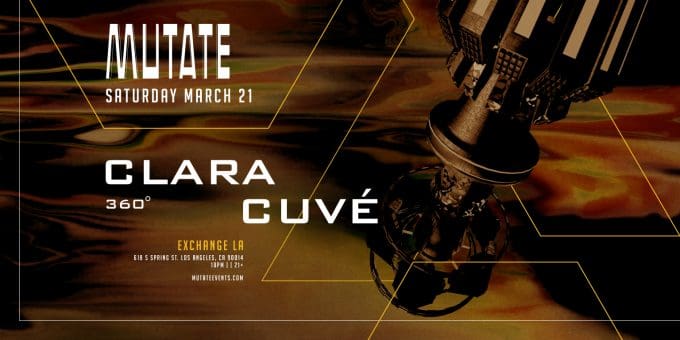 Clara Cuvé | Techno DJ Show 2026 March 21 | Exchange LA