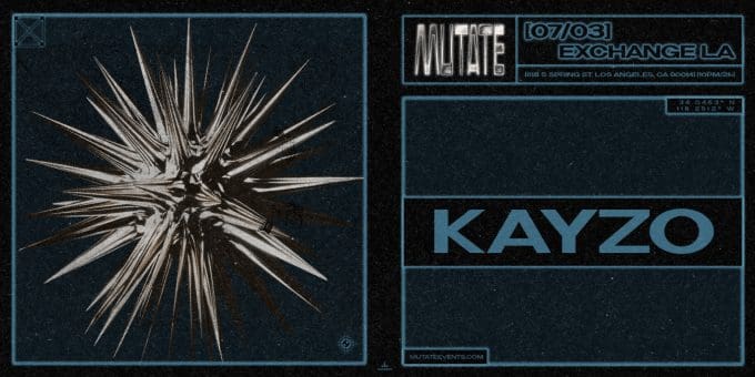 Kayzo | Techno DJ Show 2026 July 3 | Exchange LA